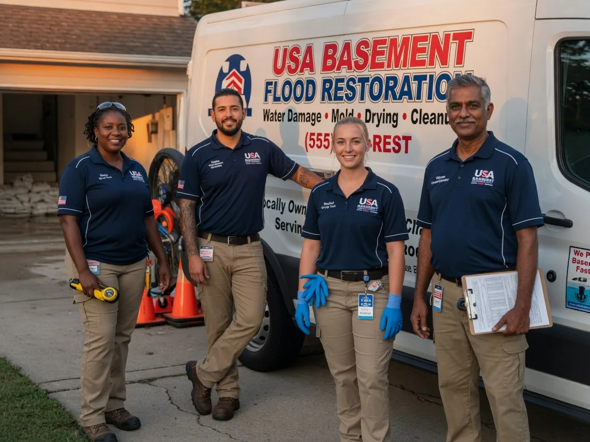 Basement Flood Cleanup company in Evergreen, LA