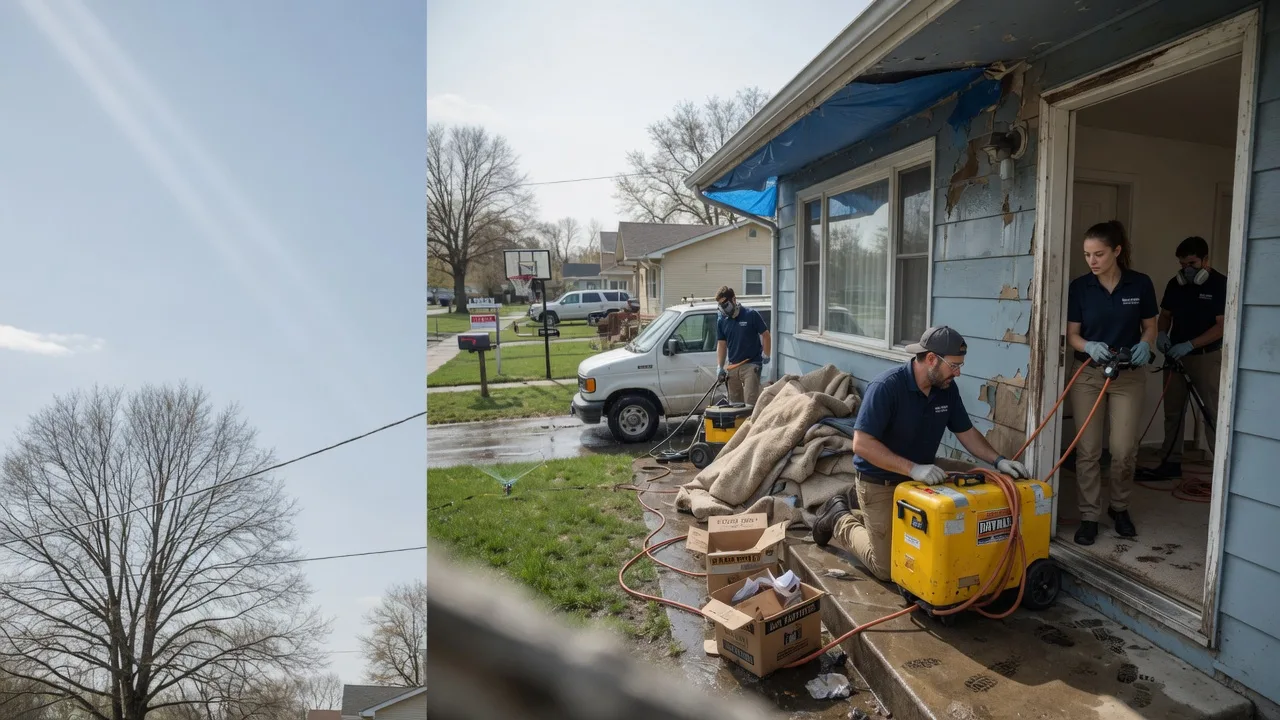 Basement Flood Cleanup in Evergreen, LA near me